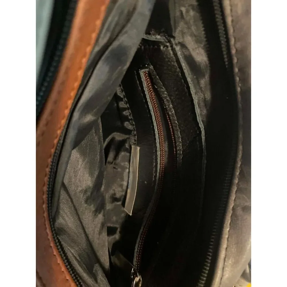 Leather Ladies Purse Multi Color